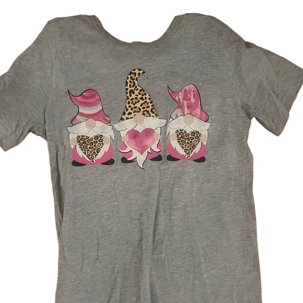Valentine’s day Gnome Hearts Short Sleeve Small